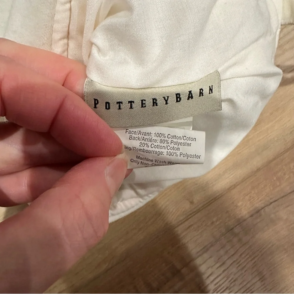 Pottery Barn Ivory Channel Quilted Velvet Stockings Embroidered Jazzy